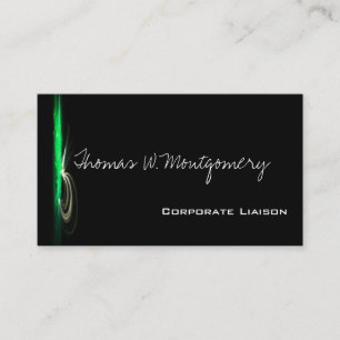 Modern Fountain Green Standard Business Cards