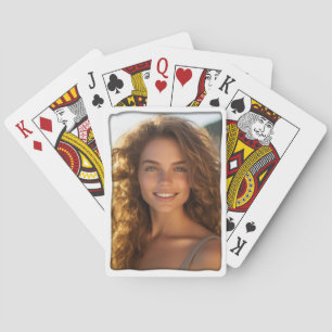 Modern Frame Photo Playing Cards