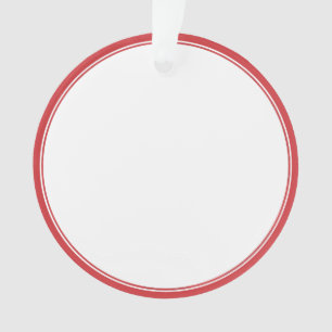 Modern Frames Simple Photo Family Keepsake Ornament