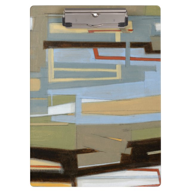 Modern Free Expression Painting by Norman Wyatt Clipboard (Front)