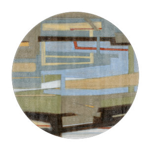 Modern Free Expression Painting by Norman Wyatt Cutting Board