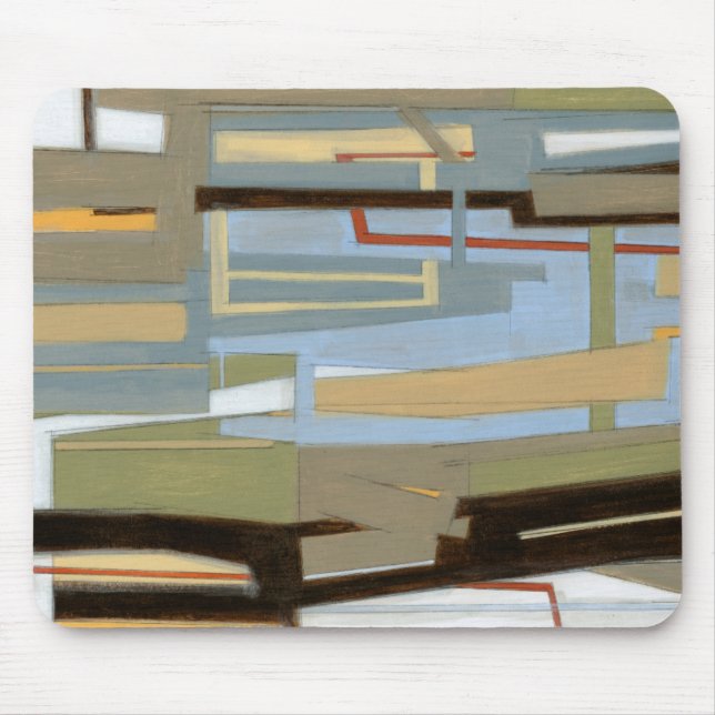 Modern Free Expression Painting by Norman Wyatt Mouse Pad (Front)