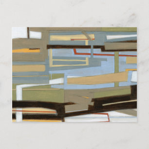 Modern Free Expression Painting by Norman Wyatt Postcard