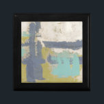 Modern Free Expression Painting Gift Box<br><div class="desc">This modern free expression painting was created by Megan Meagher. Purple,  light blue and white brush strokes lay over a background of light green. Get a copy of this print today!</div>