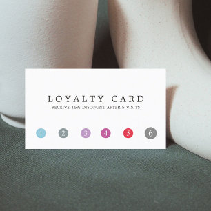 Modern Fresh Colourful Beauty Salon Loyalty