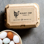 Modern Fresh Eggs Vintage - Egg Carton Label<br><div class="desc">Farm Fresh Eggs Stickers, Custom Carton Labels, and Egg Packaging Stickers offer a unique way to showcase your farm-fresh eggs. Our labels are vibrant and eye-catching, perfect for drawing attention to your product in stores. We also offer custom designs to fit the look of any egg carton or packaging sticker....</div>