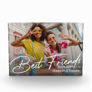 Modern Friendship Photo Gift Block