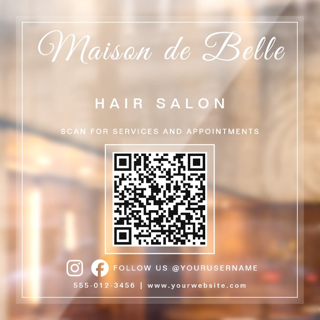 Modern Frosted Glass Look QR Code Branding (Sheet 2)