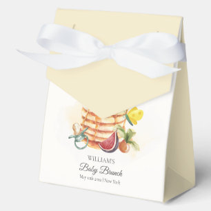 Modern Fruit Pancake Pacifier Brunch Baby Shower Favour Box