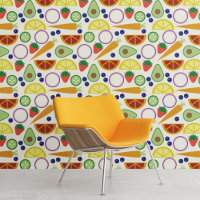 Modern Fruits and Vegetables Pattern