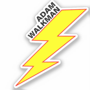 Modern Full Name (Lightning Bolt) Waterproof 