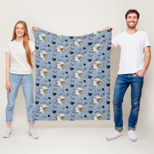 Modern Fun Birthday Grandson Typography Photo Fleece Blanket