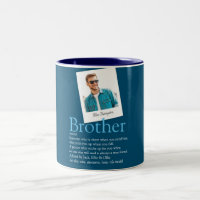 Modern Fun Brother Definition Photo Blue