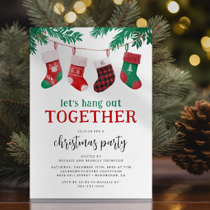 Modern Fun Christmas Holiday Party Invitation