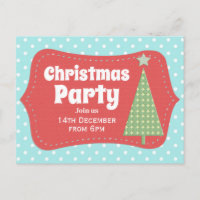 Modern Fun Christmas Party Invitation