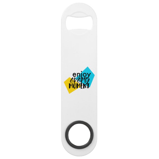 Modern, fun graphic design "Enjoy Every Moment" (Front)