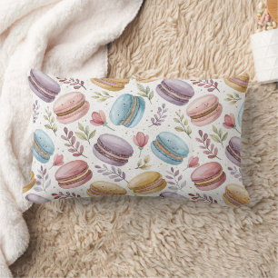 Modern Fun Sweet Macaroons Lumbar Cushion