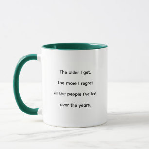 Modern Fun Trendy Typography Quote Two-Tone Coffee Mug