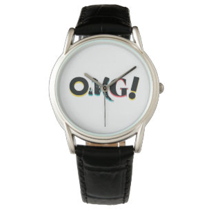 Modern, fun, vibrant, bold, trendy design of OMG! Watch