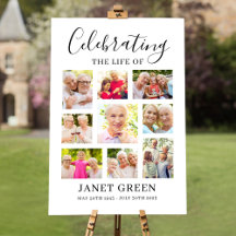 Modern Funeral Poster for Women