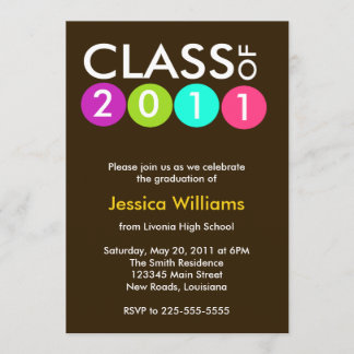 Modern Funky Invitation