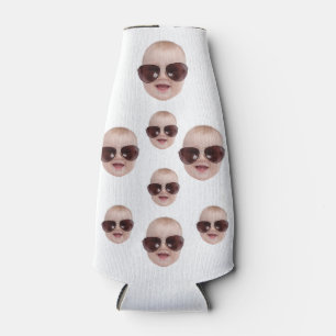 Modern Funny birthday Funny photo gifts Bottle Cooler