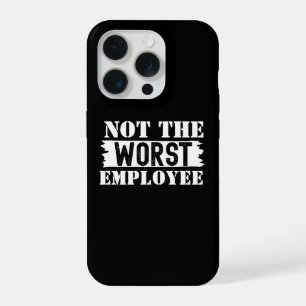 Modern Funny Humour Office Meeting Quote White iPh iPhone 15 Pro Case