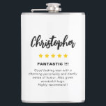 Modern Funny Husband Gift Hip Flask<br><div class="desc">Modern Funny Husband Gift Flask</div>