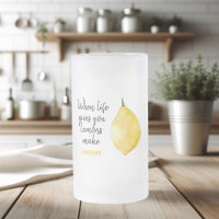 Modern Funny Lemon Yellow Quote
