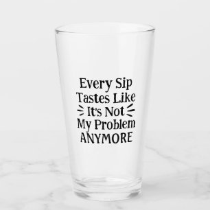 Modern Funny Motivational Quote Black Text Glass