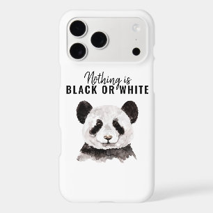 Modern Funny Panda Black And White With Quote