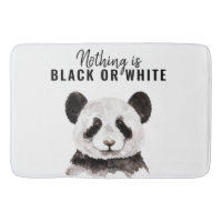 Modern Funny Panda Black And White With Quote