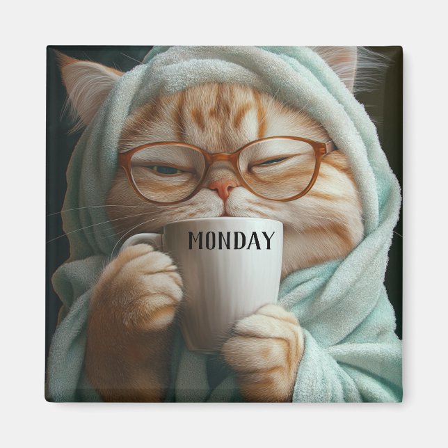 Modern Funny Pet Magnet (Front)