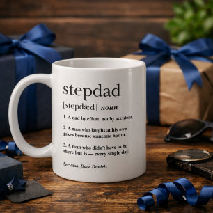Modern Funny Stepdad Definition Father’s Day Gift Coffee Mug
