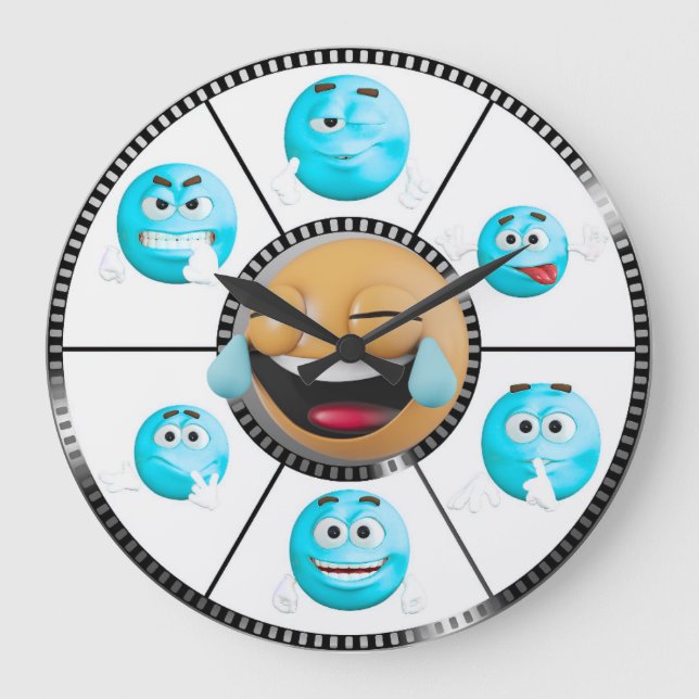 Modern Funny Wall Clock (Front)