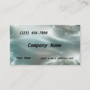 Modern Galactic Sparkles Business Card