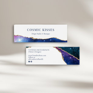 Modern Galaxy Colourful Stars Gold Logo Jewellery 