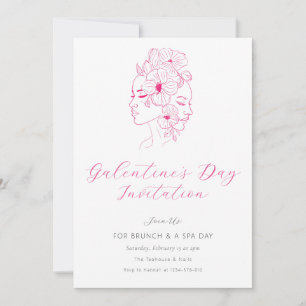 Modern Galentine's Day Invitation