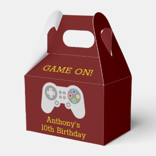 Modern Gamer Any Age Birthday Party Favour Box
