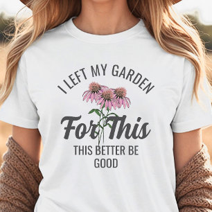 Modern Garden Lover Flower Illustration Gardener Tri-Blend Shirt