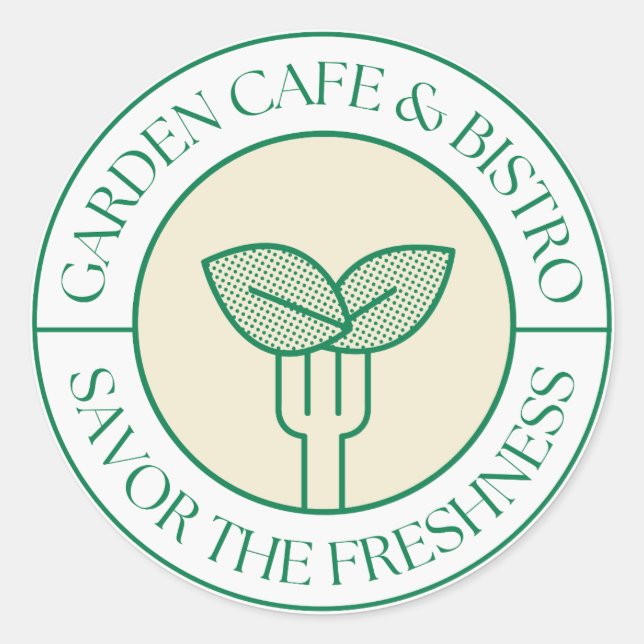 Modern Gardening Sticker | garden time (Front)