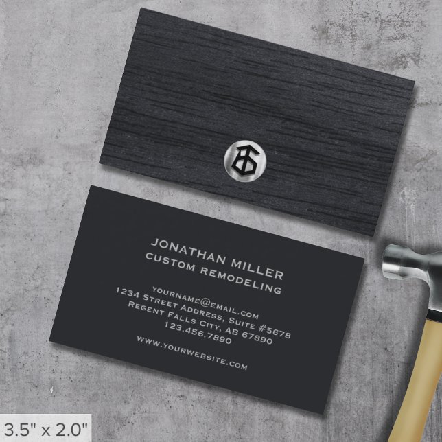 Modern General Construction Business Card (Creator Uploaded)