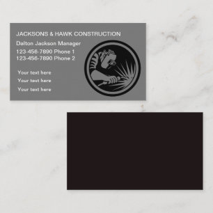 Modern General Construction Business Card