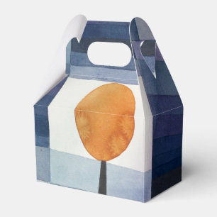 Modern Geometric Abstract Blue Orange Klee Favour Box