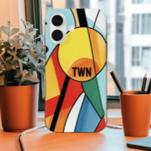 Modern Geometric Abstract Bright Colours