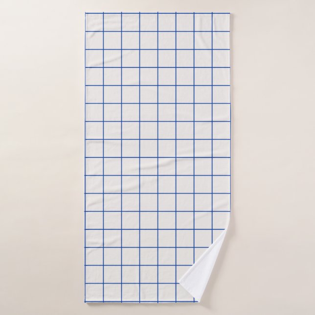 Modern geometric abstract pattern design with simp bath towel (Bath Towel)
