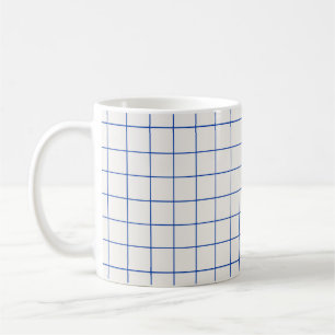 Modern geometric abstract pattern design with simp coffee mug