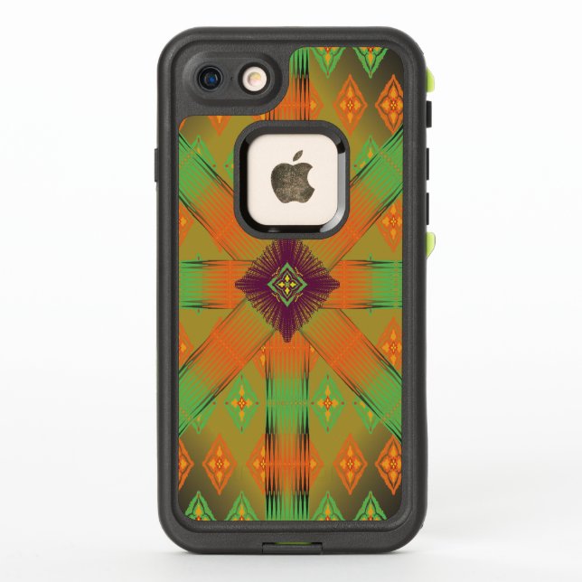 Modern Geometric Abstract Pattern iPhone 17 Pro Ma (Back)