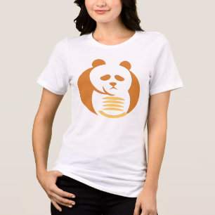 Modern Geometric Animal Graphic Tri-Blend Shirt