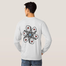 Modern Geometric Atom Inspired Abstract Design